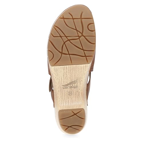 Image of Dansko Leandra Women's Clog with Cushioned Footbed - Slip-On Shoe with Breathable Suede Socklining, Rubber Outsole