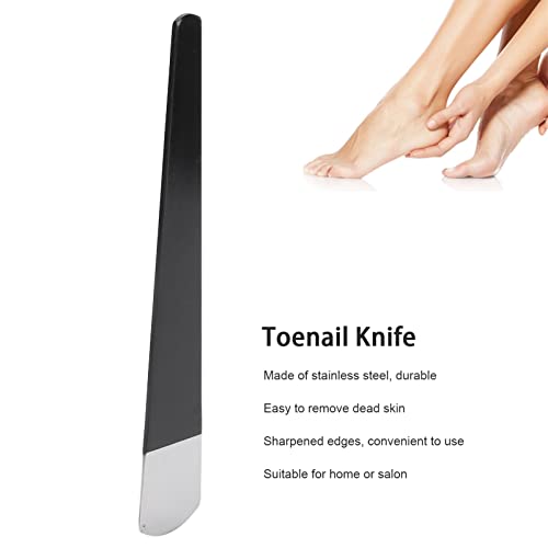 Ejoyous Faca de pedicure, ferramenta de pedicure encravada, faca de pedicure de aço inoxidável, remo