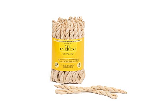 Mt. Incenso de corda de cedro do Himalaia Everest Fundada por um monge budista em 1981 de Kathmandu