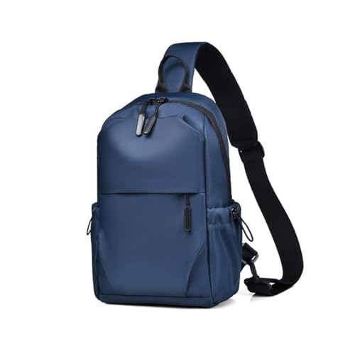 Functional Backpack Chest Bag For Men Women,Lightweight Durable Bags,Stylish Crossbody Shoulder Bag (Blue)