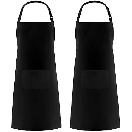 Syntus Apron for Men Women, Adjustable Cooking Kitchen Apron with 2 Pockets