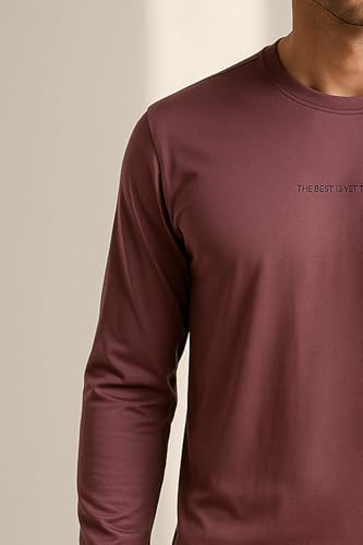Image of SPORTZFIT Men's Crew Neck T-Shirt | Premium Polyester Fabric | Breathable, Lightweight, Stylish Activewear for Gym, Training & Casual Wear
