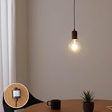VENTOTA ペンダントライト 1灯 天井照明 照明器具 ダイニング おしゃれ シンプル キッチン 廊下 寝室 トイレ電気 玄関ライト pdt-akarto-pd9 (ブラウン, ダクト・90センチ単品)