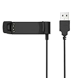 Garmin D2 Charger, MoKo Replacement USB Charger Cradle Dock Charging Cable for Garmin D2 / Fenix / Fenix2 / Quatix/Tactix Outdoor Watch, Black