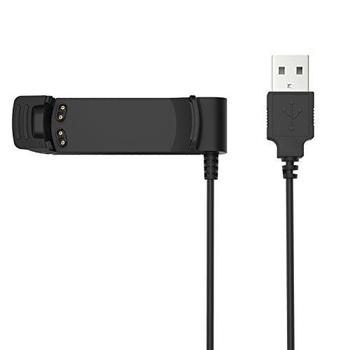 Garmin D2 Charger, MoKo Replacement USB Charger Cradle Dock Charging Cable for Garmin D2 / Fenix / Fenix2 / Quatix/Tactix Outdoor Watch, Black