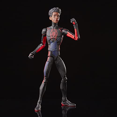 Spider-Man Marvel Legends Series Across The Spider-Verse Miles Morales 6-Inch Action Figure Toy, 3 Accessories #TOP4