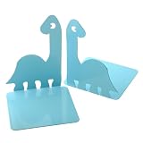 Artkingdome 1Pair Cute Bookend Cartoon Dinosaur No Skidding Bookends Book End Stand Holders Kid Room