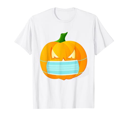 Cool Face Mask Funny Trick or Treat Halloween Tee para niños Camiseta
