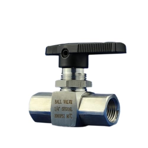 Manómetro BSP 3000 PSI de acero inoxidable 316 con rosca hembra 3