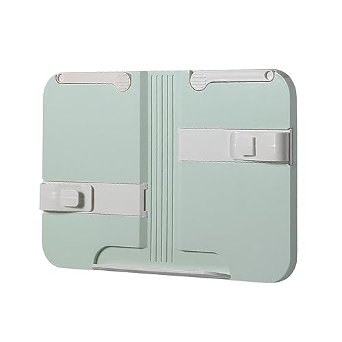 Menolana Foldable Desk Bookstand Reading Bookshelf Folding Book Stand Portable Organizer Bookend Suitable for Children Gift Giving Office, Green