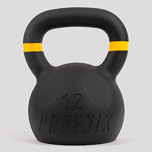 Phoenix Fitness Skull Kettlebell - Heavy Cast Iron Weight for Fitness and Strength Training, Bodybuilding, Muscle and Cardio - Professional Workout Equipment for Home and Gym - 12kg, 16kg, 20kg, 24kg - Image 6