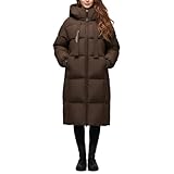 Confort optimal avec notre manteau long en duvet naturel offrant une chaleur exceptionnelle froides hivernales