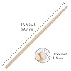 Aopoy 2 Pairs Drum sticks 7A, Classic Maple Wood Drumsticks, Wood Tip Drumstick, for Adults Kids and Beginners #2