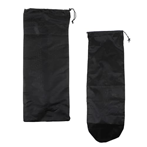 Almencla 2 Peças de Bolsa de para Patinete de Skate Longboard Bolsa com Cordão, S + L