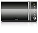 CASO | M20 electronic Mikrowelle | einfache Bedienung, Sound abstellbar, 20 L Garraum, 800 Watt, Drehteller Ø 24,5cm, Design Edelstahl, verspiegelt