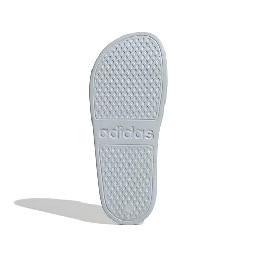adidas adidas Womens Adilette Aqua, Halo Blue/Halo Blue/Halo Blue, 9
