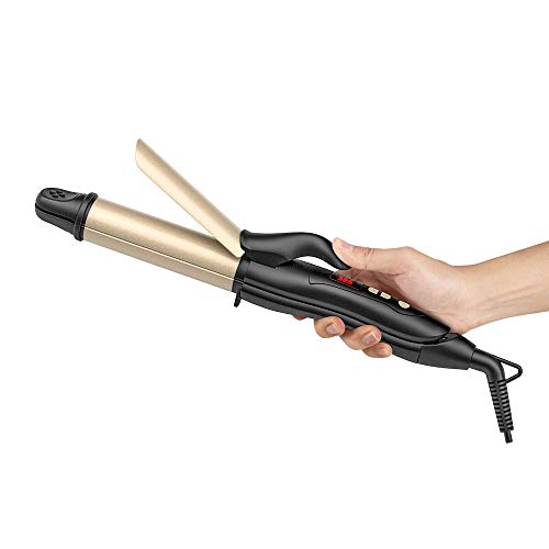 1.25 Inch Hair Straightener And Curler 2 In 1 Curling Iron & Flat Iron Tourmailine Ceramic, 275℉-425℉ Temperature Adjust, Dual Voltage Travel Use #TOP3