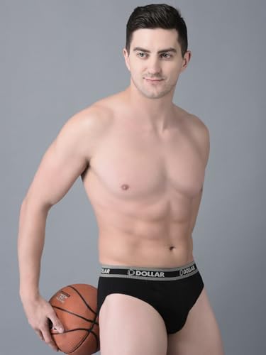 Image of Dollar Bigboss Men's Solid Cotton Brief (Colour May Vary)