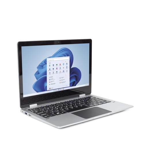 PRIXTON Ordenador Portátil Convertible Flex Pro con Pantalla Táctil de 11.6”, Windows 11 Home, Procesador Intel Celeron N4020, Memoria 4GB RAM / 128GB, Teclado en Español - imagen 4