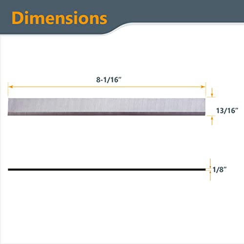 Powertec 148070 8-Inch Hss Jointer Knives For Delta 37-365 X5 Dj20, Set Of 3 #TOP5