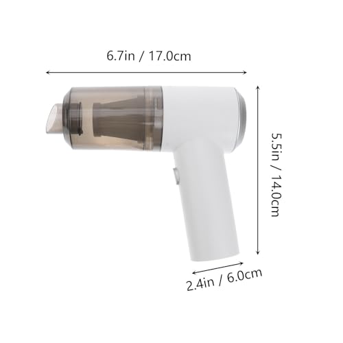 Aspiradora de mano recargable para limpiar ranuras con luz LED 3