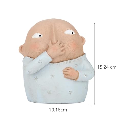 Estatua Decorativa de Resina para Baño Fenteer miniatura 3