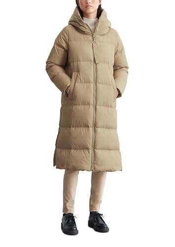 Marc OߴPolo Damen Daunenmantel mit Stehkragen wasserabweisend, Beige (Soft Mocca), 42 – Ansicht 5