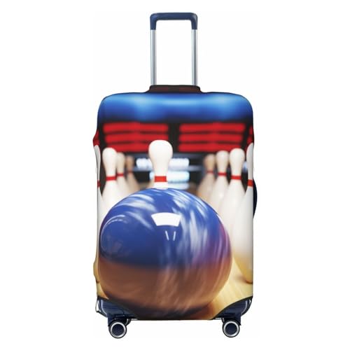 bowling Luggage Cover for Suitcase Tsa Approved, Washable Suitcase Protector Fits 18-32 Inch Anti-scratch Suitcase Cover Carry on Luggage Sleeve Travel Baggage Cover