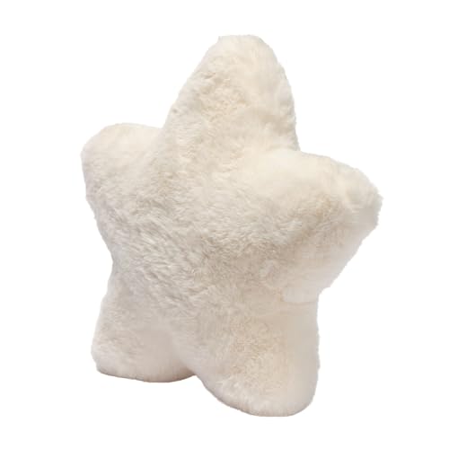 Lambs & Ivy Star Pillow Plush - Ultra Soft Creamy White - Image 4