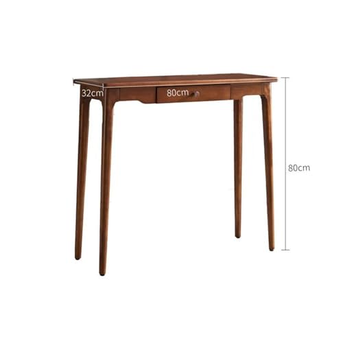 Mesa de recibidor consola para pasillo pequeña con cajón para sala de estar grande 4