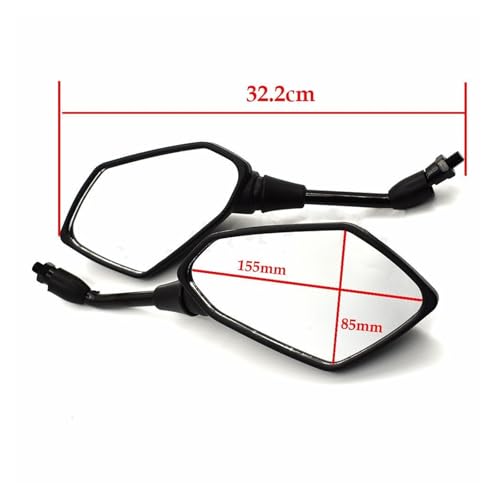 Retrovisor de moto de 10mm para Triumph Tiger 1200 Explorer 2012 2013 2