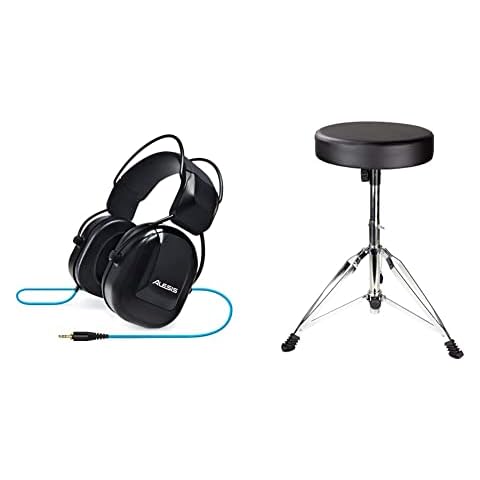 Alesis DRP100 Headphones and RockJAM Stool Cover
