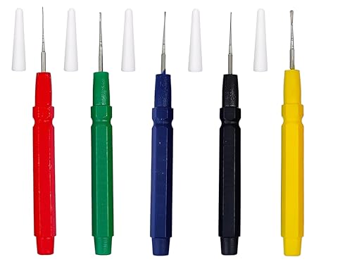 Watch Oiler Pen Set 5 Oiler Pens for Watch & Clock Lubrication and Repair