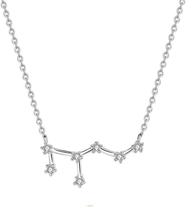 Cadeau d'anniversaire : collier en argent pour femme motif constellation