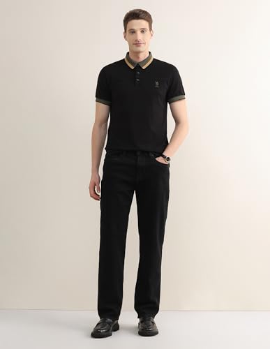 Image of U.s.Polo Association Men's Solid Slim fit Polo Shirt