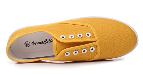 VenusCelia Women's Blaze Canvas Slip-On Sneaker4