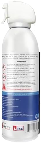 Laser Tek Services - Professional Grade 152A Refrigerant - Medical Freeze Spray - 10 oz