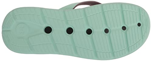 Under Armour Women's Ignite Marbella Flip Flop, (300) Aqua Foam/Sugar Cane/Metallic Sugar Cane, 10 #TOP3