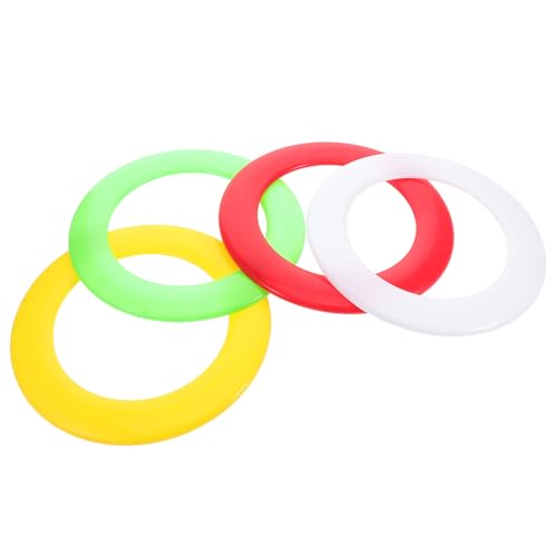GALPADA Flying Discs Set 4pcs Reusable Outdoor Toys for Boys and Girls Adults for Beach Camping Sports Activities