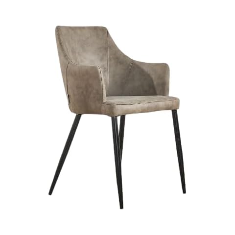 P&N Homewares Zarah Modern Chair in Light Brown Cover
