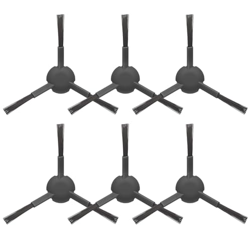 HoHumoca 6 Brosses Latérales pour Aspirateur Dreame L40 Ultra AE/L10s Pro/D10 Plus/D9s Plus/L10s Ultra/L20 Ultra/L10s Pro Ultra/L10s Pro Ultra Heat/L10s Plus/L10 Prime/X30 Ultra, Mova E30 Ultra.