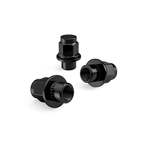 Image of StanceMagic 20pcs M12x1.5 Mag Lug Nuts with Washer, 21mm 13 /16 inch Hex - Compatible with Toyota Camry Corolla Prius Yaris Lexus Scion tC xB Mitsubishi Eclipse Mirage Outlander and More - Black