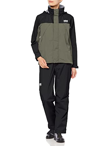 [ヘリーハンセン] レインジャケット ヘリーレインスーツ メンズ HOE12150 セージ/ブラックオーシャン XL