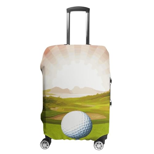 Elastic Luggage Cover Protector Golf Sport Washable Suitcase Sleeve Durable Travel Suitcase Case Cover with Zipper Openings Fits 19-32 Inch Luggage (XL)