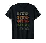 Love Heart Sting Tee Grunge Vintage Style Black Sting T-Shirt