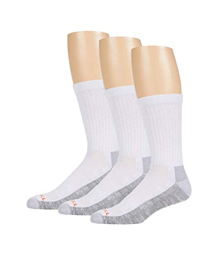 Image of Merrell Unisex Adult Men's and Women's Durable Everyday Work Crew Socks - 3 & 6 Pairs - Anti-odor Cotton