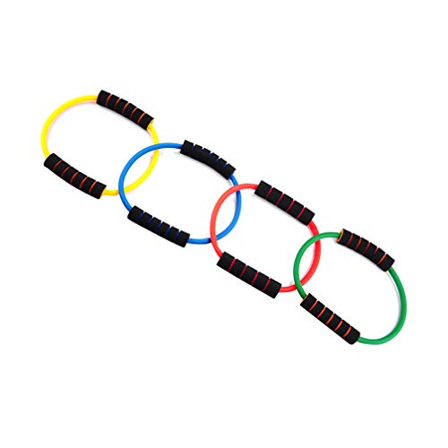 Anel de pilates Besportble, 4 peças, para ioga, pilates, círculos mágicos, exercícios físicos, exerc