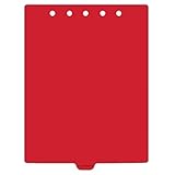 Carstens - Heavy Duty X-Ray Reports Plastic Ring Binder Dividers, Bottom Tab, 1/9 Cut, Tab 5 Position, US Letter, Pack of 10, (2623-05) - Ideal Medical Chart Dividers for 3 Ring Binders