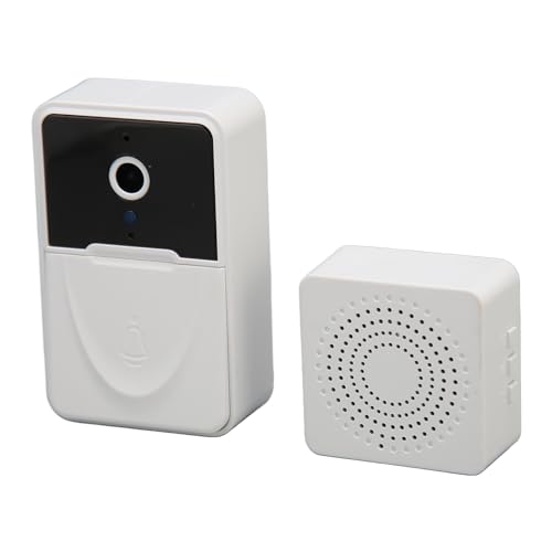Bezprzewodowa Kamera Dzwonkowa z Dzwonkiem, Obsługa Kamery Wideodomofonowej 2.4G WiFi, Bluetooth 5.0, Dwukierunkowe Audio, Szyfrowanie Transmisji Wideo
