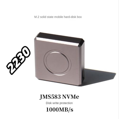 Caja externa para disco SSD M.2 NVME USB C 3.2 10Gbps miniatura 3